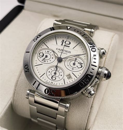 cartier pasha seatimer chrono|cartier chronograph price.